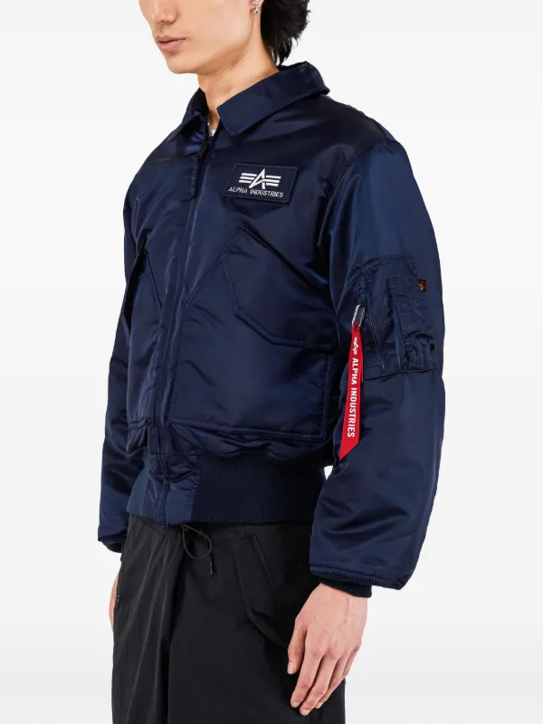 Alpha Industries CWU 45/P ボンバージャケット | ブルー | FARFETCH JP