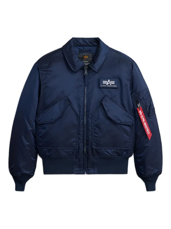 ジャケット・アウター USA alpha cwu-45 flight jacket bomber Alpha Industries CWU 45/P Bomber Jacket | Blue | FARFETCH IN