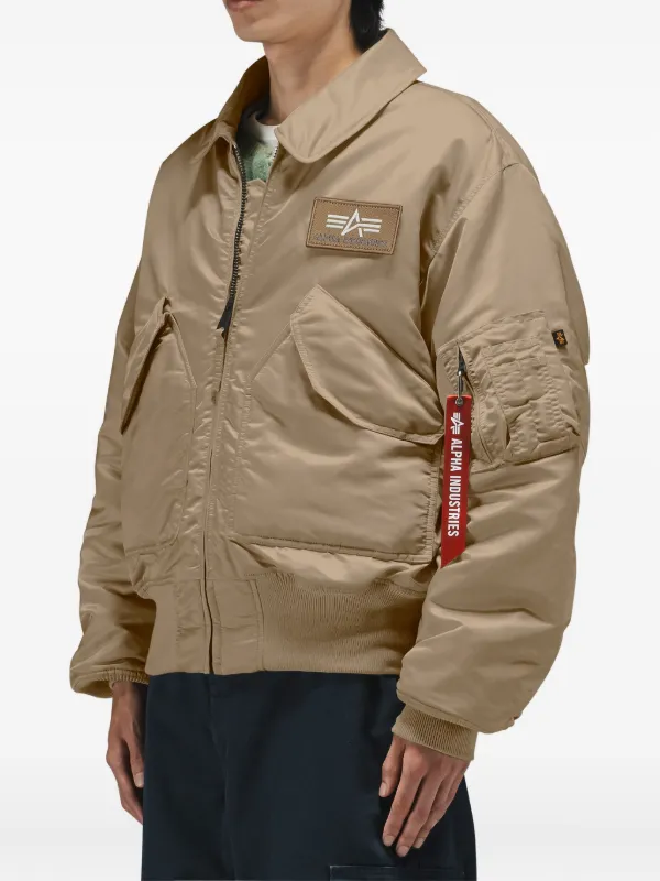 ALPHA INDUSTRIES×URBANRESEARCHid CWU-45P Alpha Industries CWU 45/P Bomber Jacket | Neutrals | FARFETCH CA