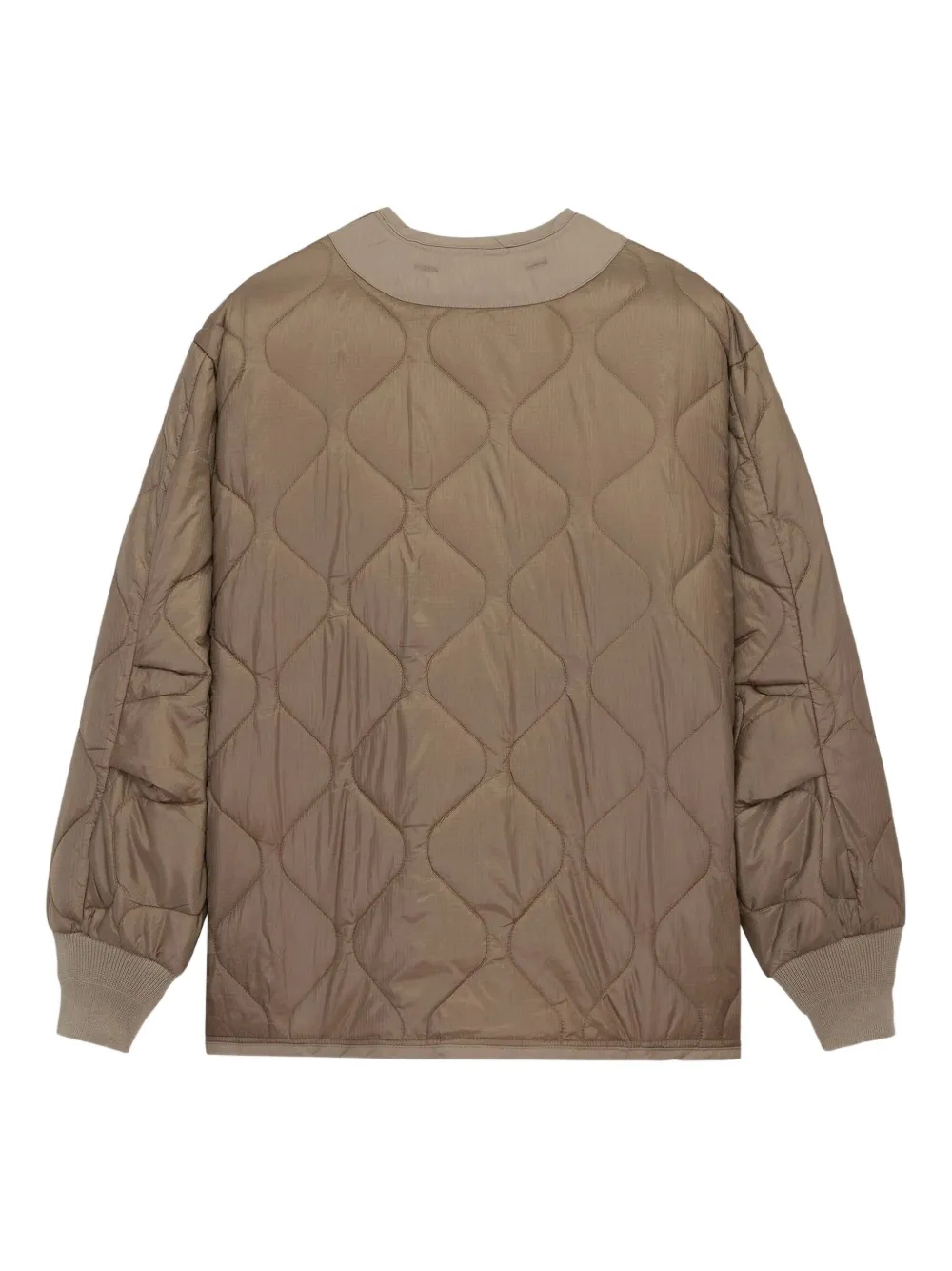 Alpha Industries Als/92 Onion-quilted Jacket In Brown