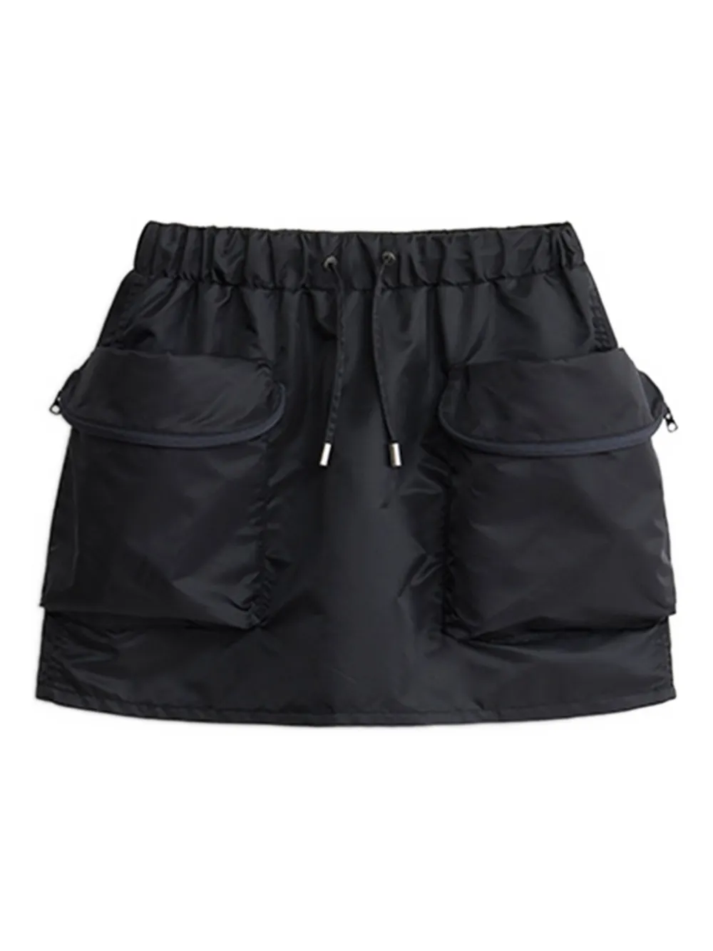 Alpha Industries Nylon Mini Skirt In Blue
