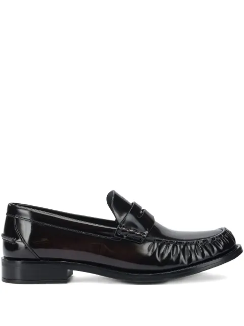 Prada logo-debossed loafers