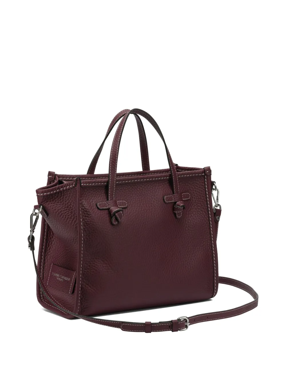 GIANNI CHIARINI Shopper met geknoopt detail - Paars