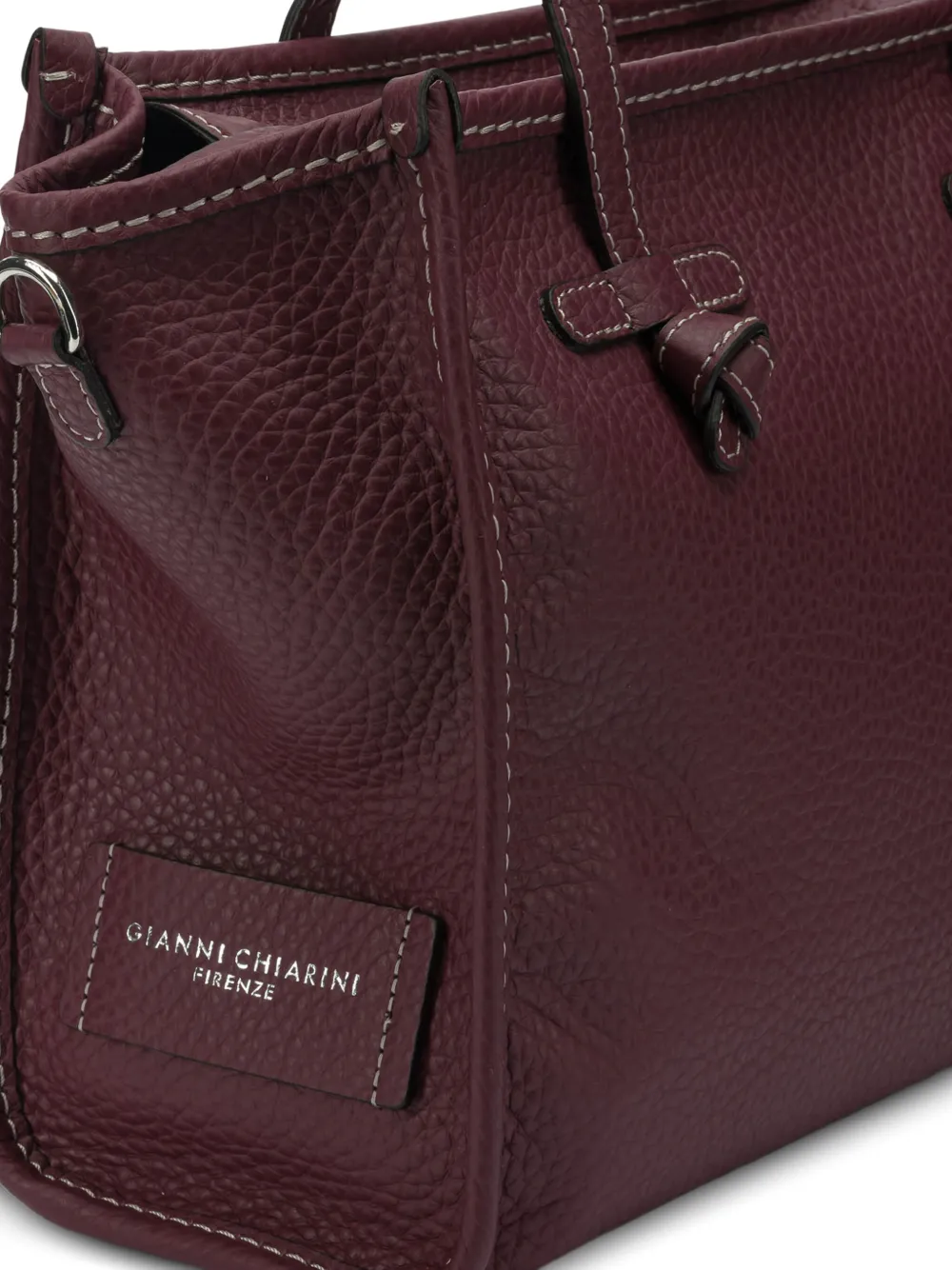 GIANNI CHIARINI Shopper met geknoopt detail Paars