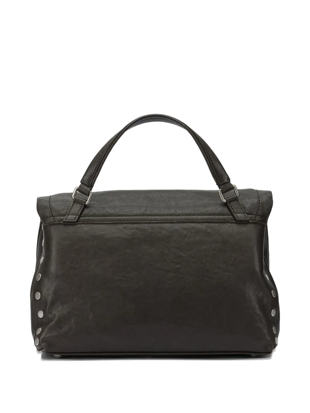 Zanellato Tas met draaislot en studs - Bruin