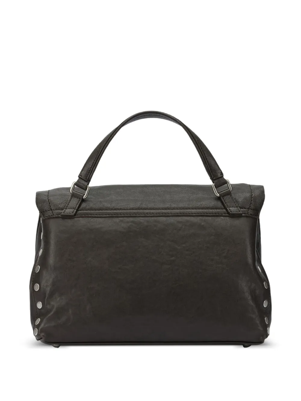 Zanellato Tas met draaislot en studs Bruin