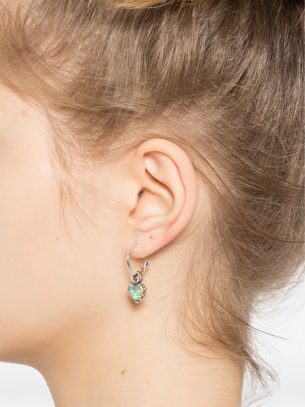 Stolen Girlfriends Club Love Claw Anchor Earrings In Multi