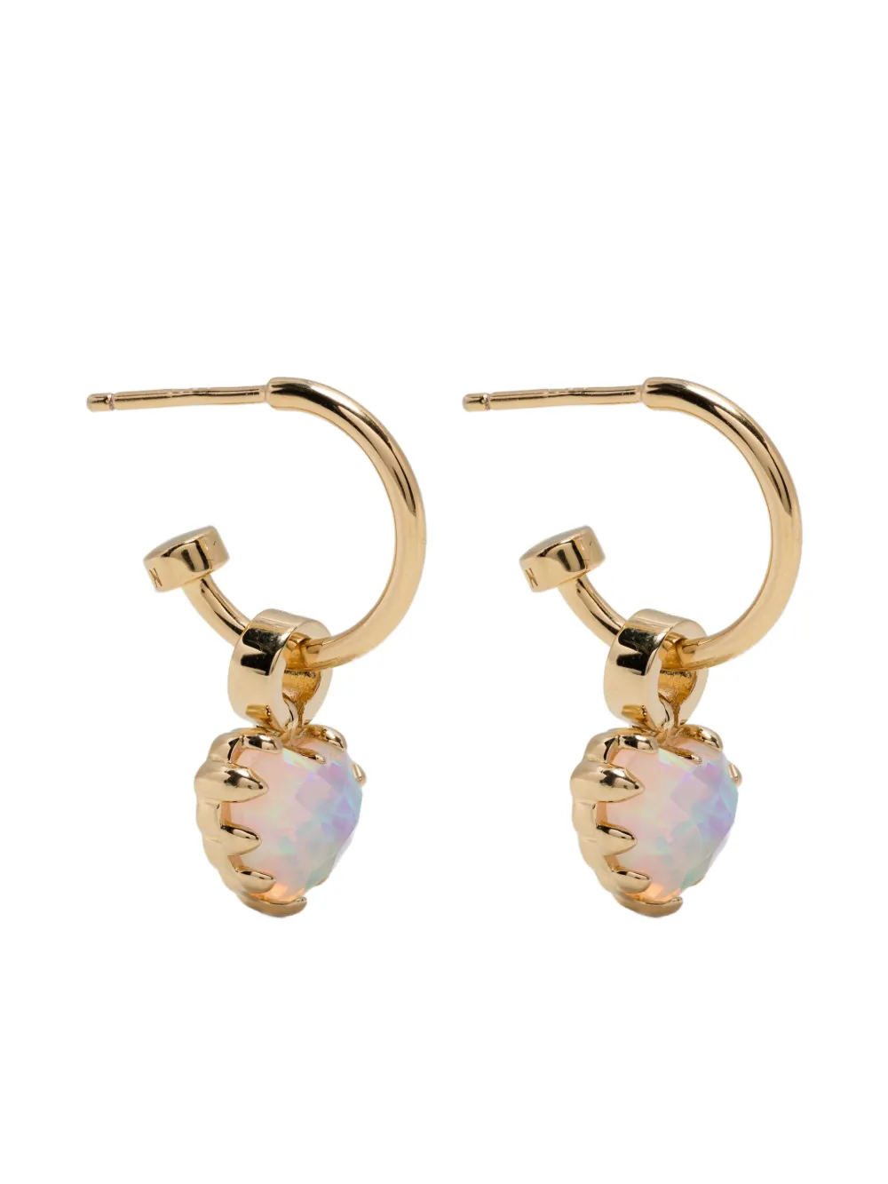 Stolen Girlfriends Club Love Claw Anchor Earrings In Gold