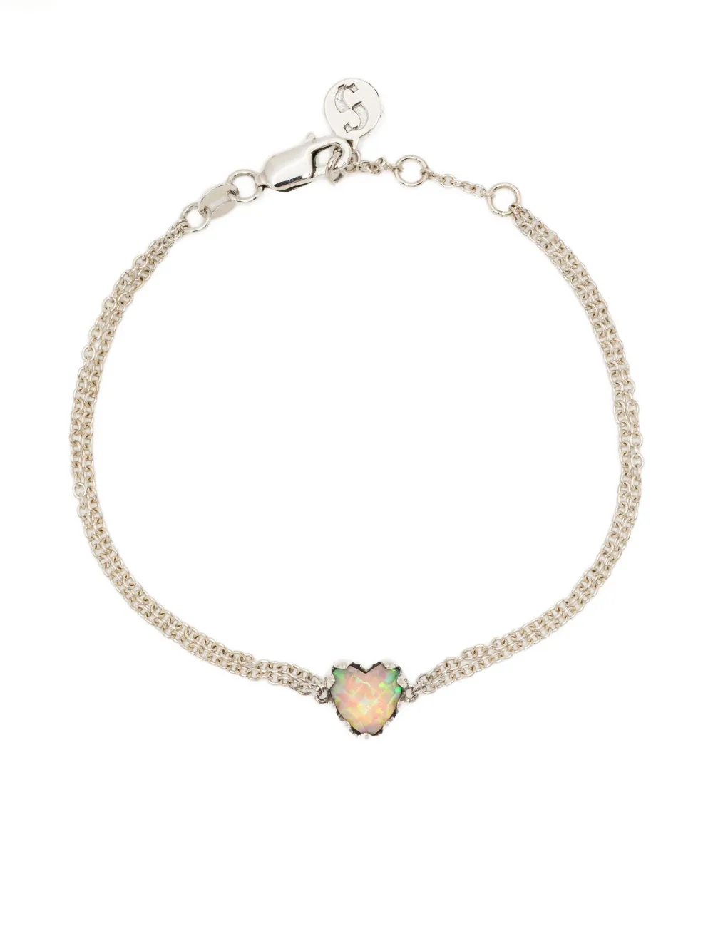 Stolen Girlfriends Club Love Claw Bracelet In Metallic