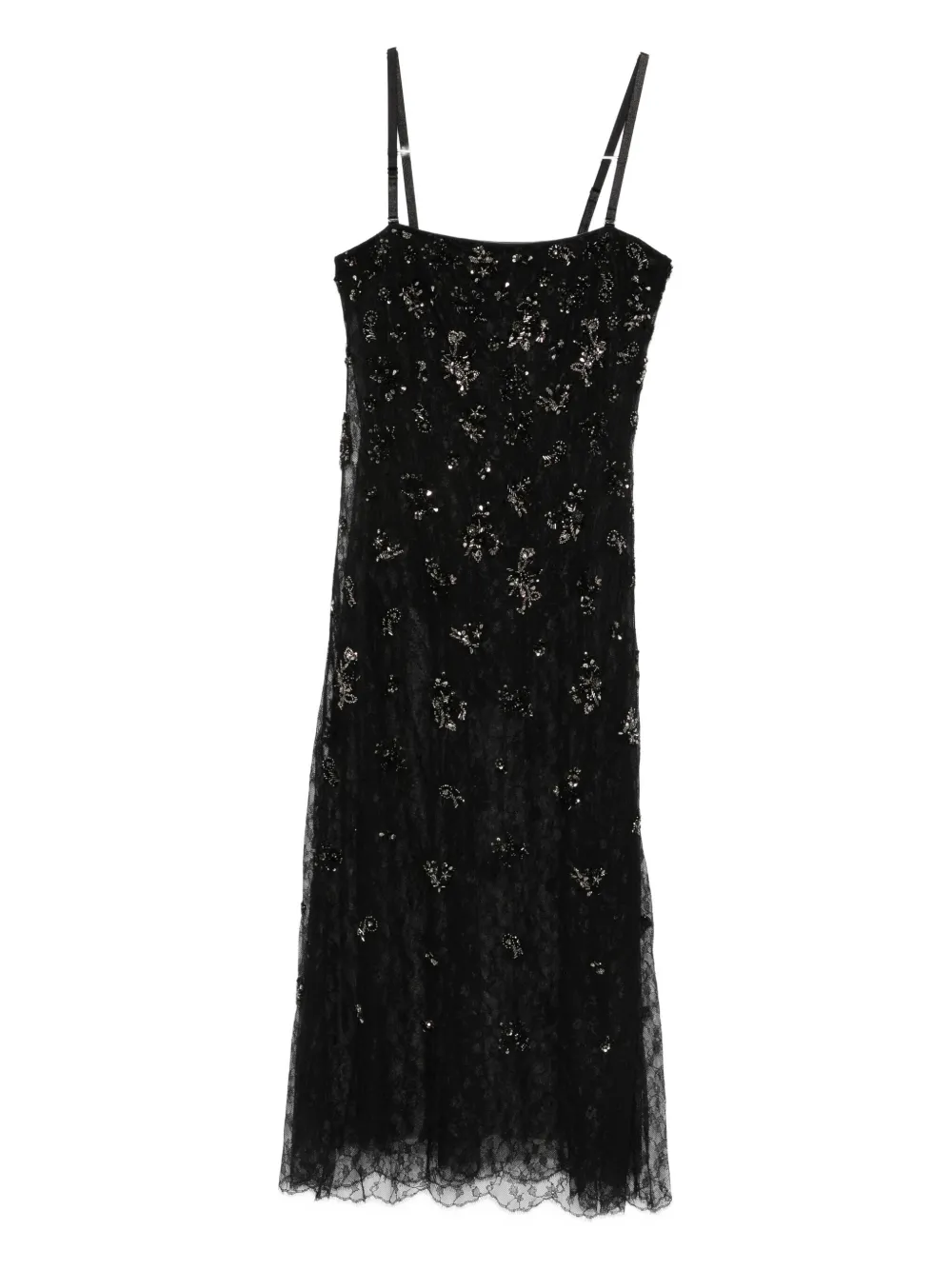Simkhai Carmela Sequin Embellished Midi Dress In Black