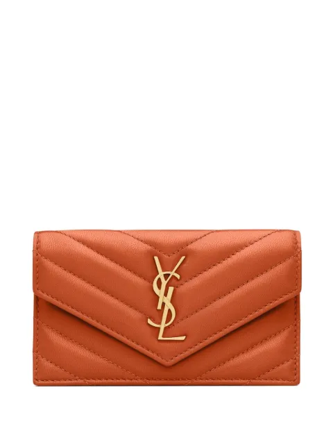 Saint Laurent chevron logo wallet