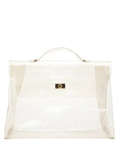 Hermès Pre-Owned bolsa de mano Vinyl Souvenir De L Exposition Kelly 1997
