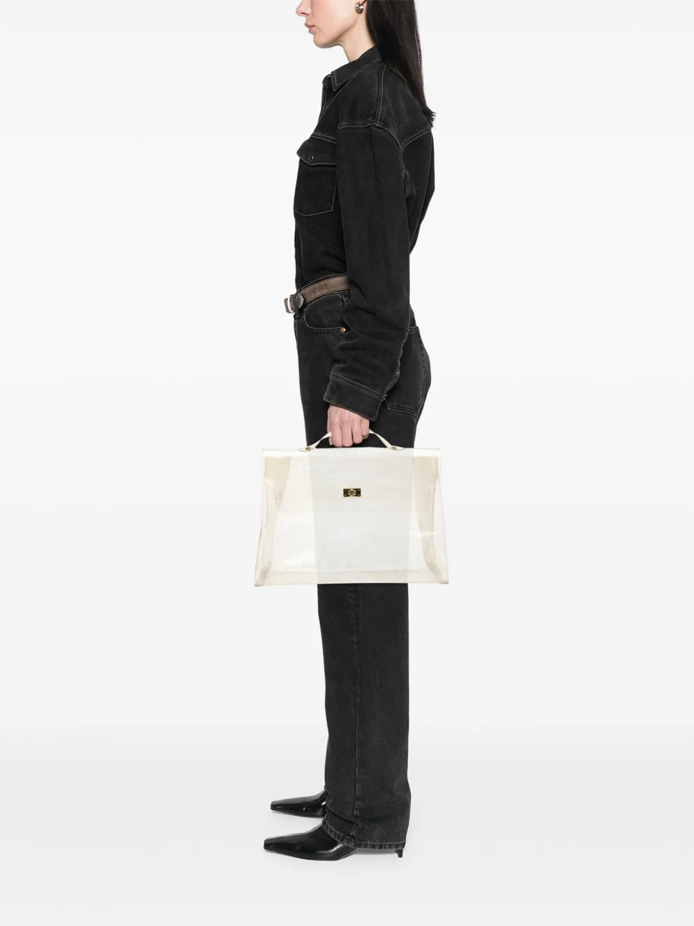 Hermès Pre-Owned 1997 Vinyl Souvenir De L Exposition Kelly handbag | Pre-Owned | Image 2