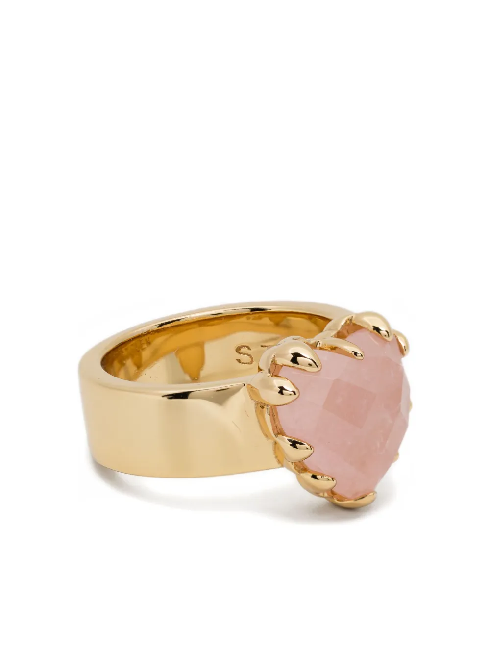 Stolen Girlfriends Club Love Claw Ring In Gold
