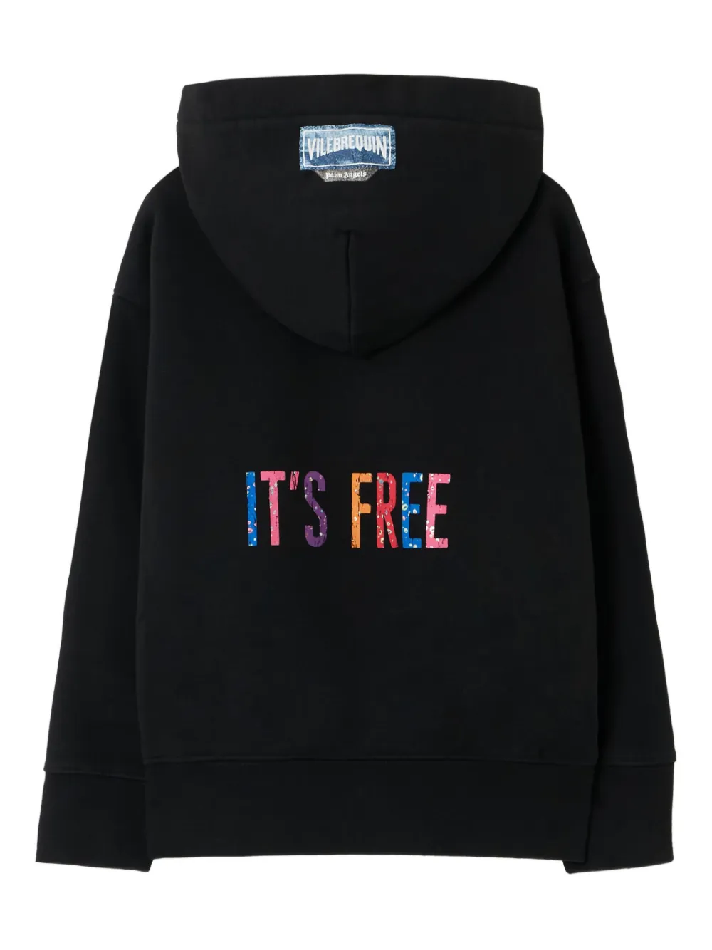 Palm Angels Kids Hoodie met lange mouwen Zwart