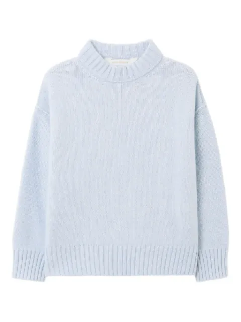 Palm Angels Kids tröja med rundad hals och logotyp