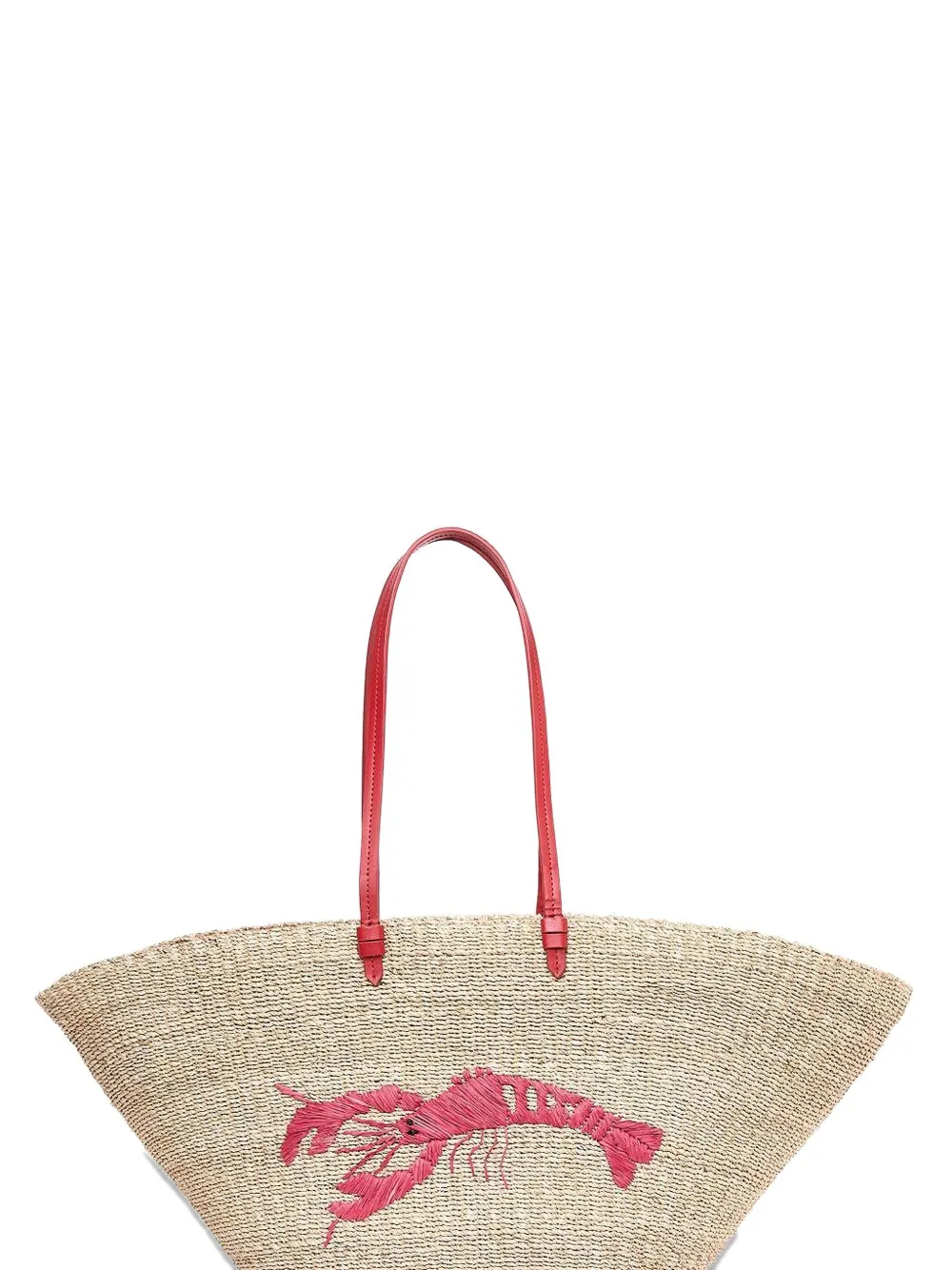 Poolside The Cape lobster-appliqué tote bag - Beige