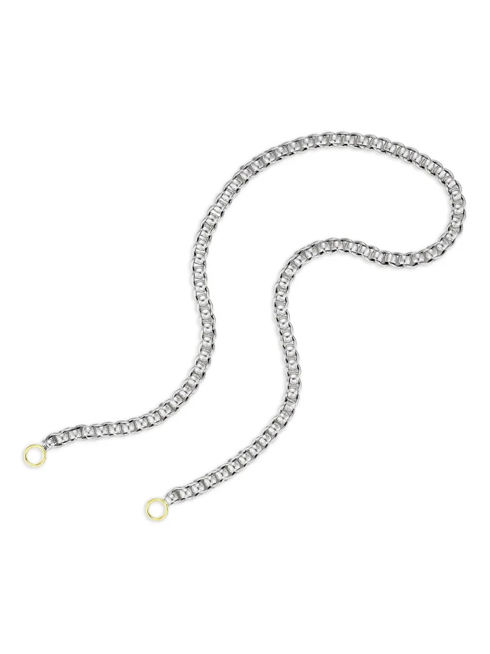 Marla Aaron collier Rolling Curb en or 14ct | argent | Image 1