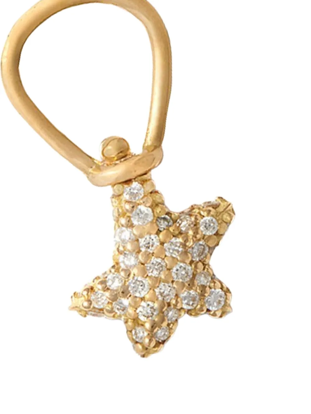 Marla Aaron pendentif Itty Bitty Star en or jaune 14 ct et diamant | Joaillerie | Image 2