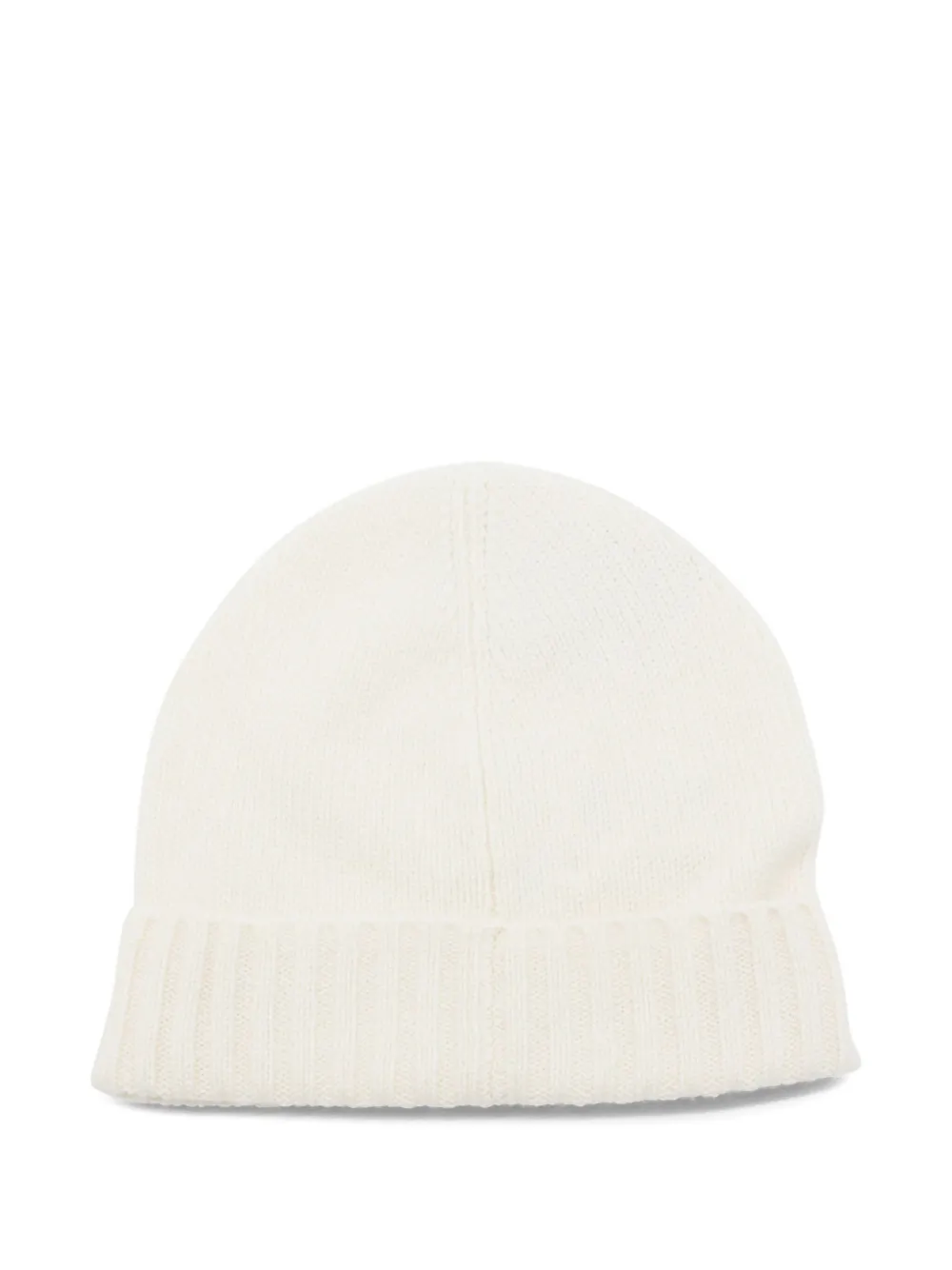 Kujten ribbed beanie hat - Wit