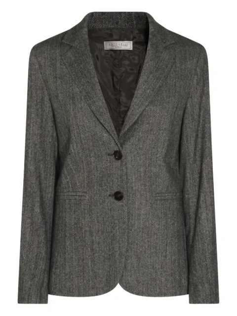 Antonelli herringbone-button jacket