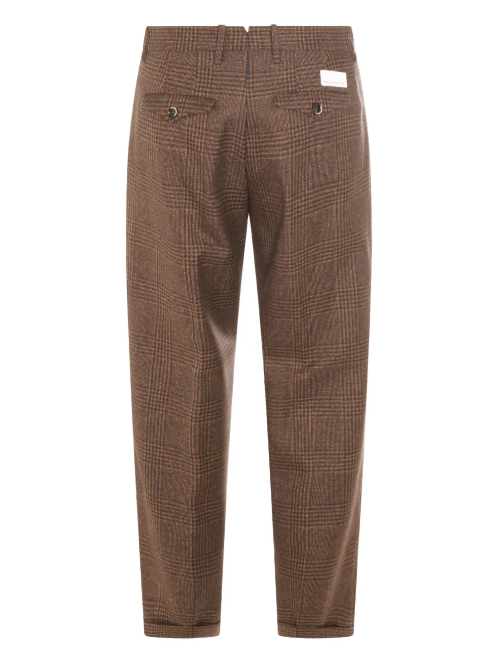 Nine In The Morning check trousers - Bruin