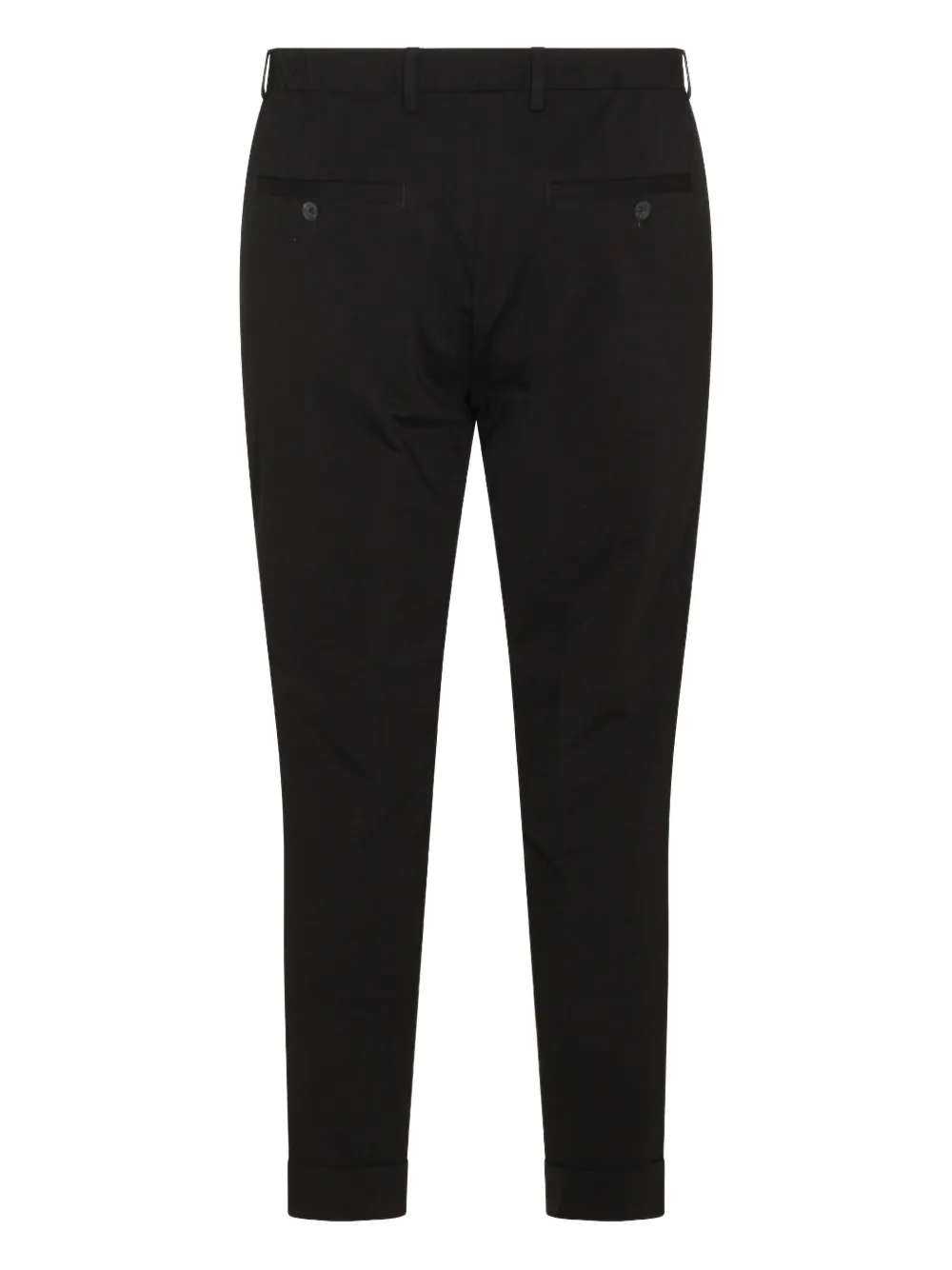 GTA Pantalone pleated straight-leg trousers - Zwart