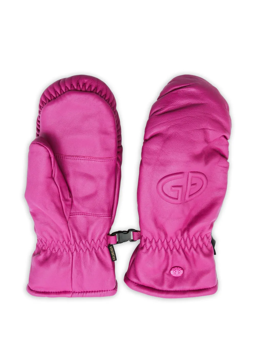 Goldbergh Handschoenen met logo-reliëf Roze