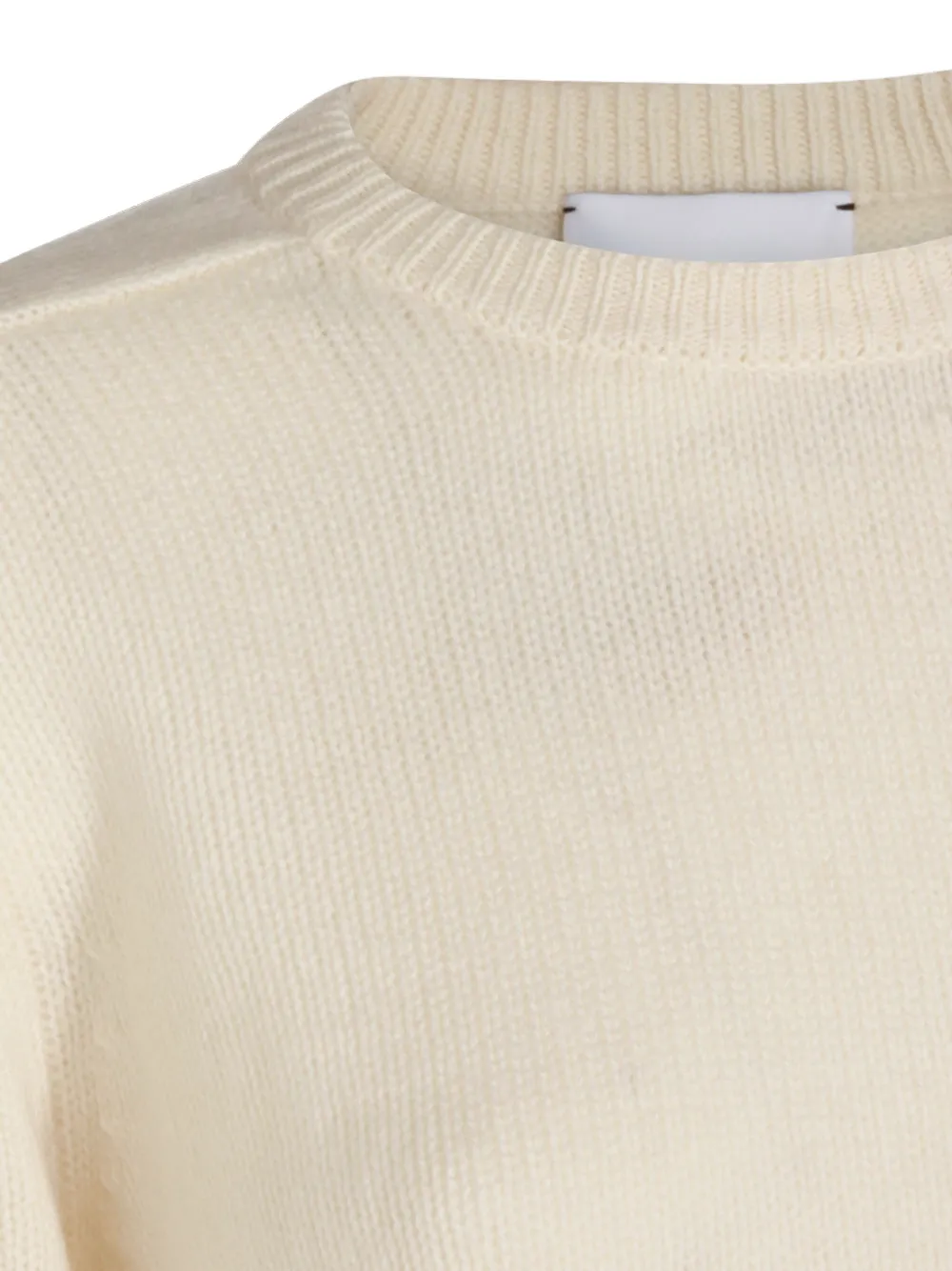 kujten Gs Caroline trui met ronde hals Beige