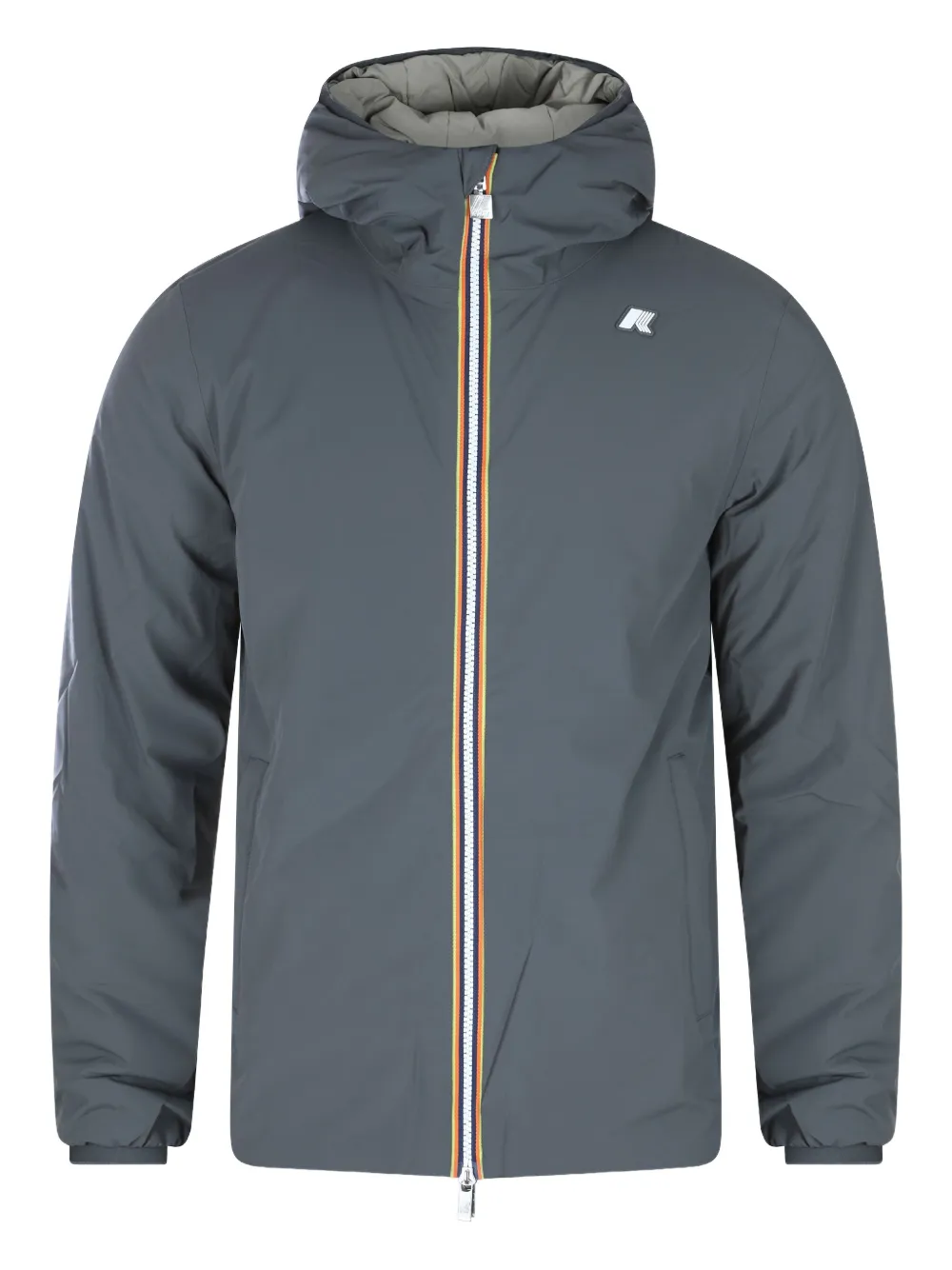K-Way Jack ST Warm Reversible Kapuzenjacke | Grau | Image 1