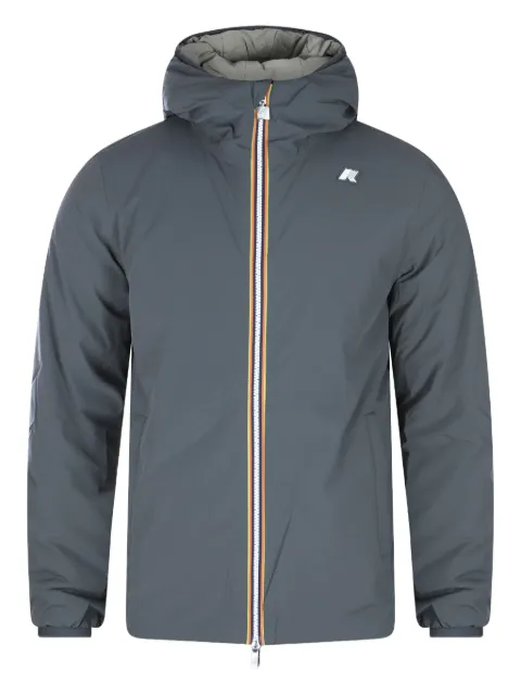 K-Way Jack ST Warm Reversible hooded zip-up jacket