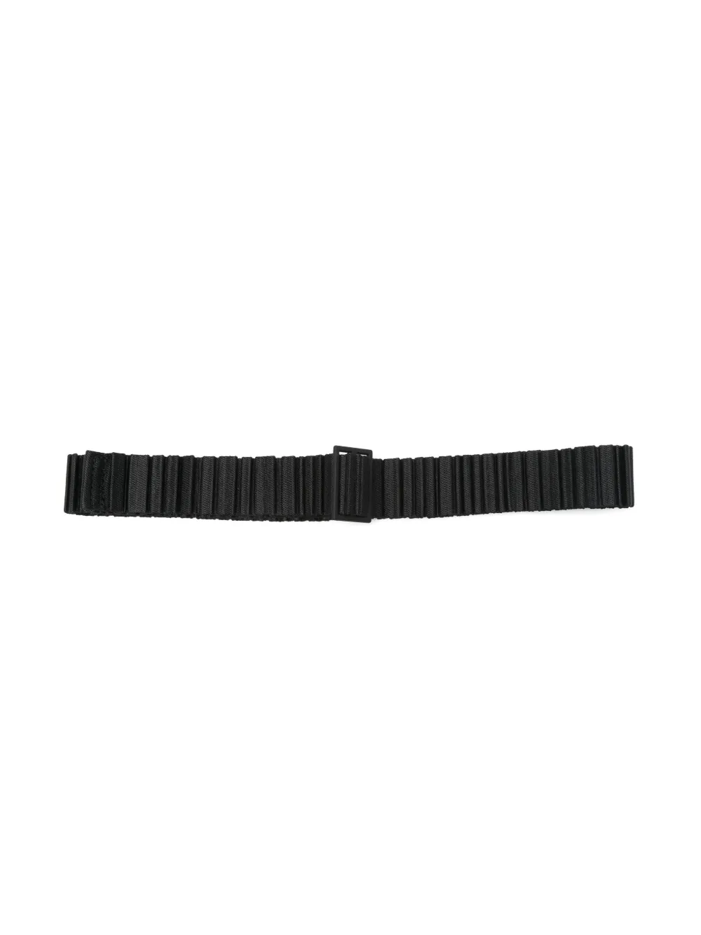 Pleats Please Issey Miyake pleated buckle belt - Nero