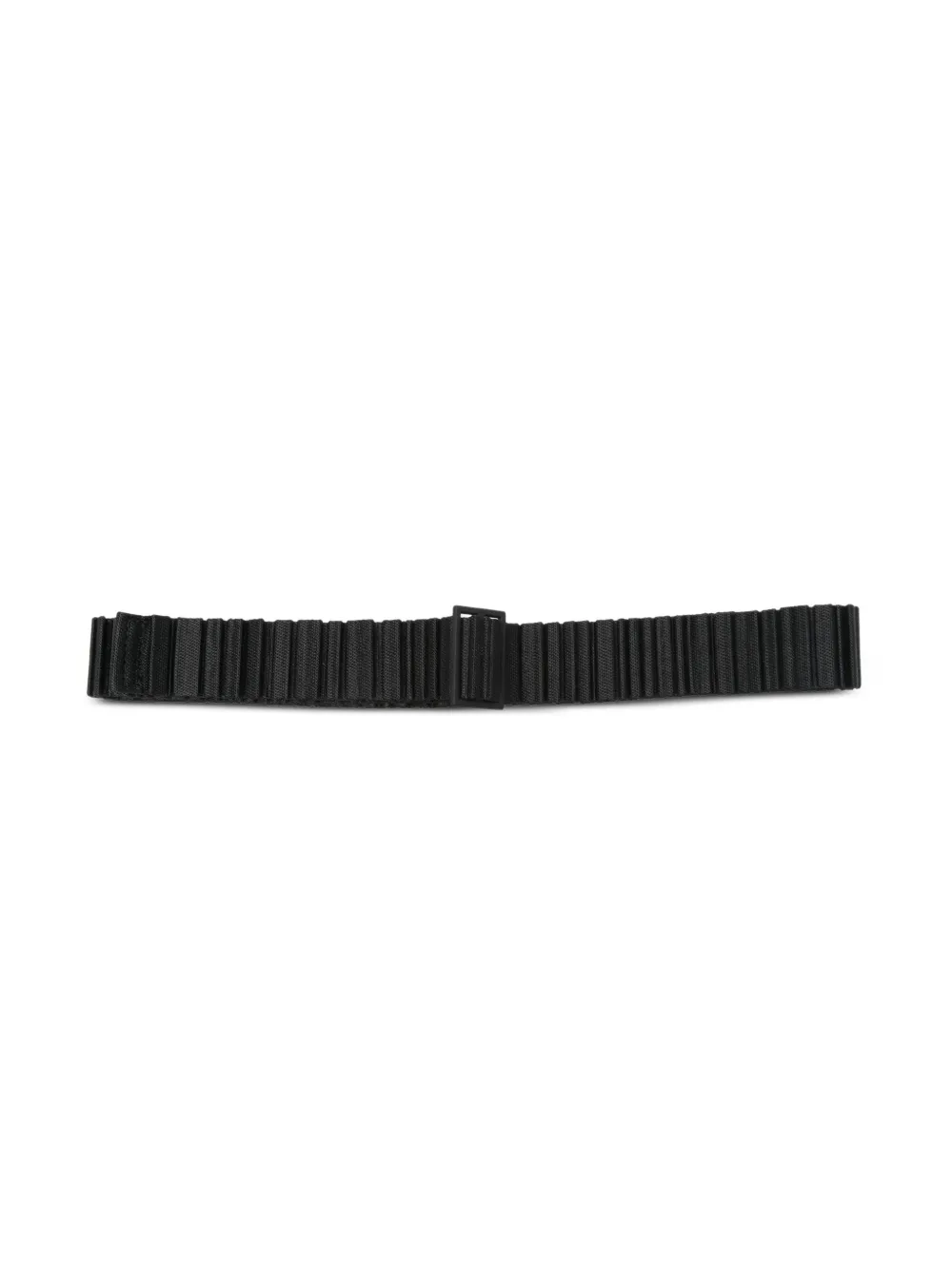Pleats Please Issey Miyake pleated buckle belt - Nero