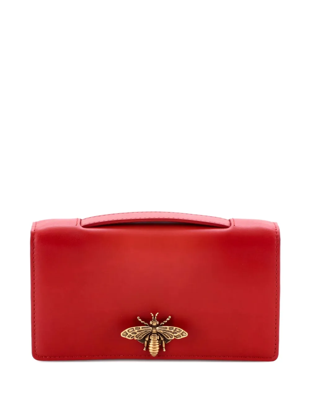 Christian Dior Pre-Owned Bee Leather clutch bag - レッド Christian Dior Pre-Owned Bee Leather clutch bag - レッド