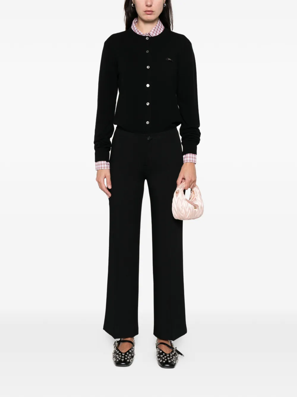 Nº21 button-fastening trousers - Zwart