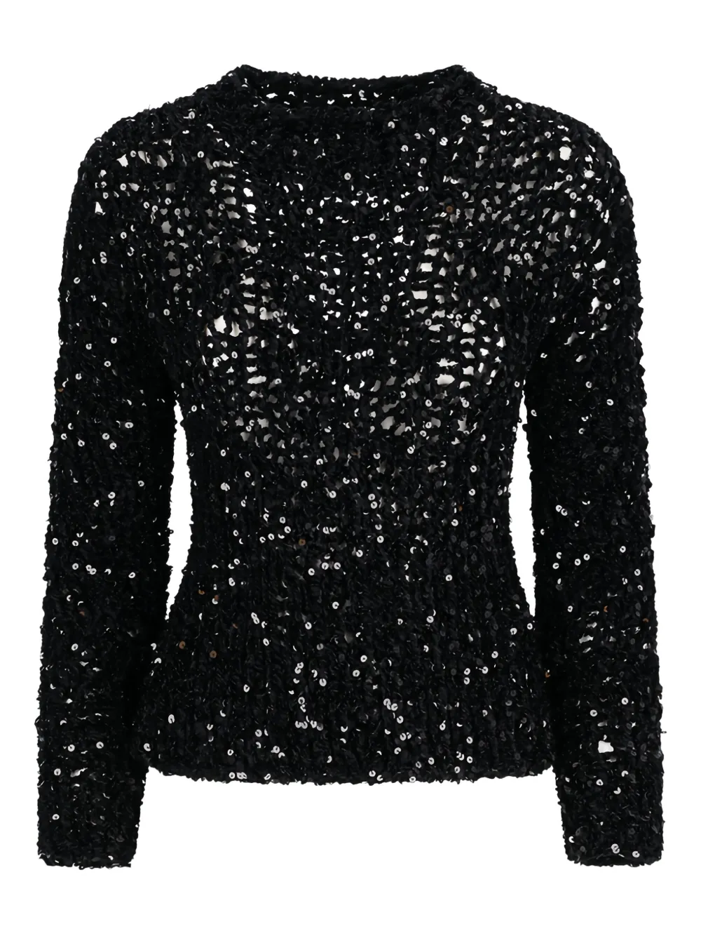 Jil Sander Sequin-embellishment Sweater In Black