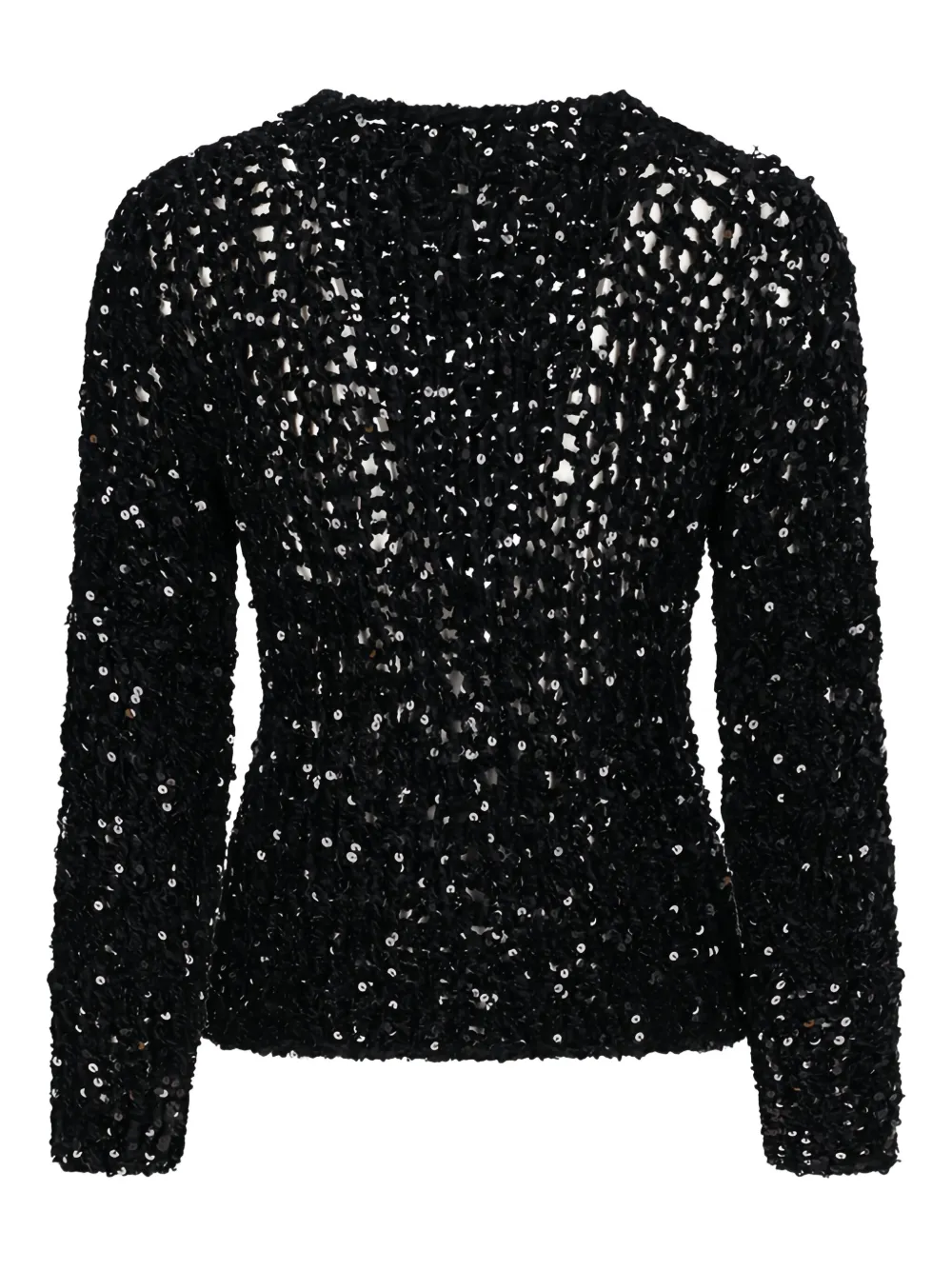 Jil Sander Sequin-embellishment Sweater In Black