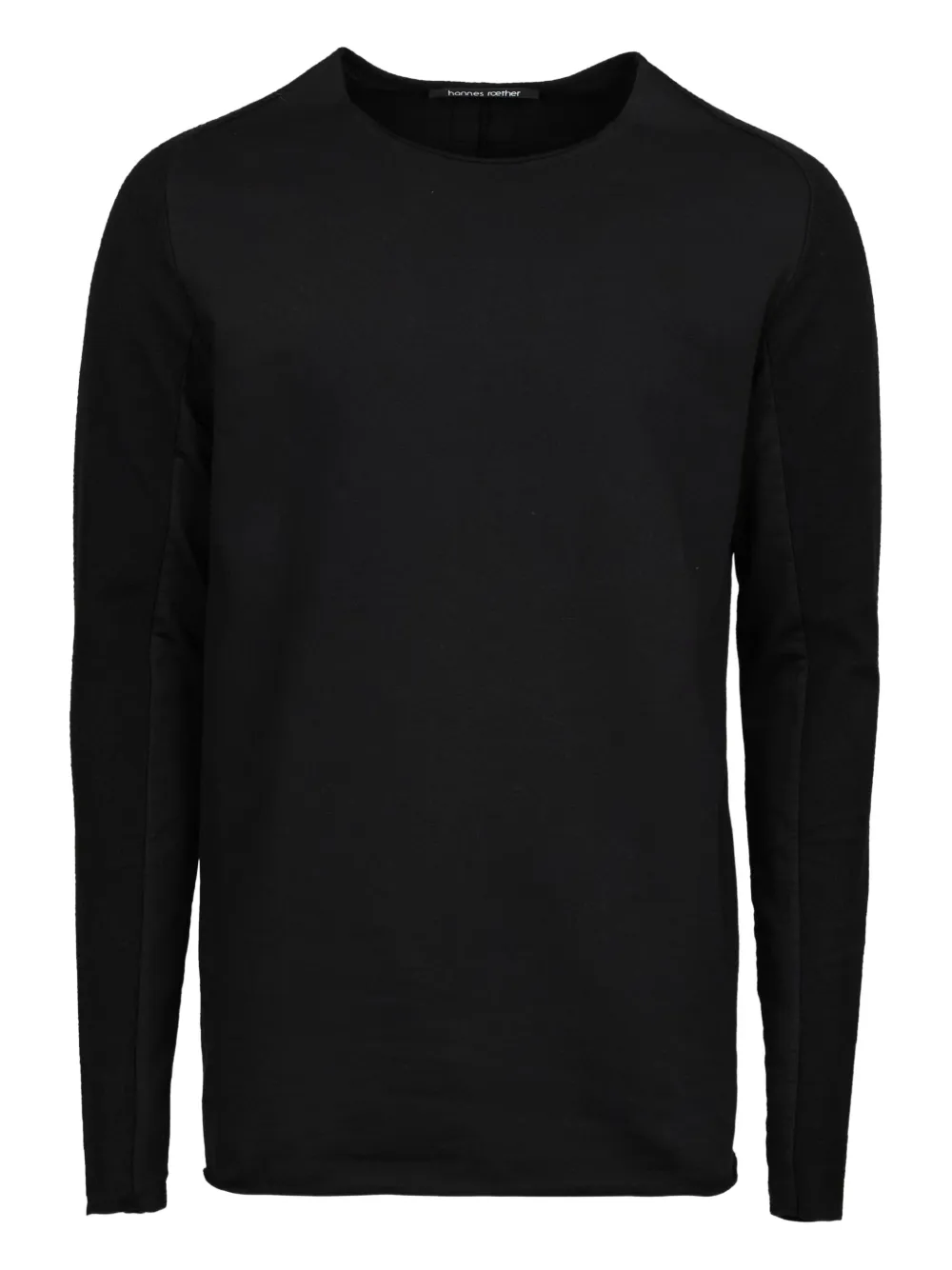Hannes Roether long-sleeve T-shirt - Nero