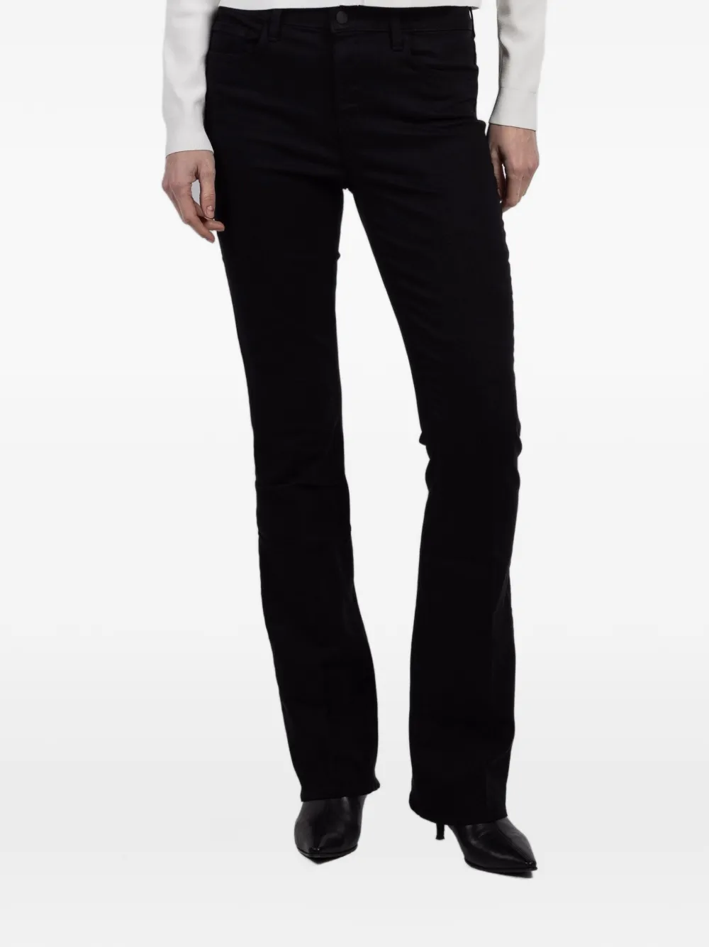 L'Agence Selma bootcut jeans Zwart