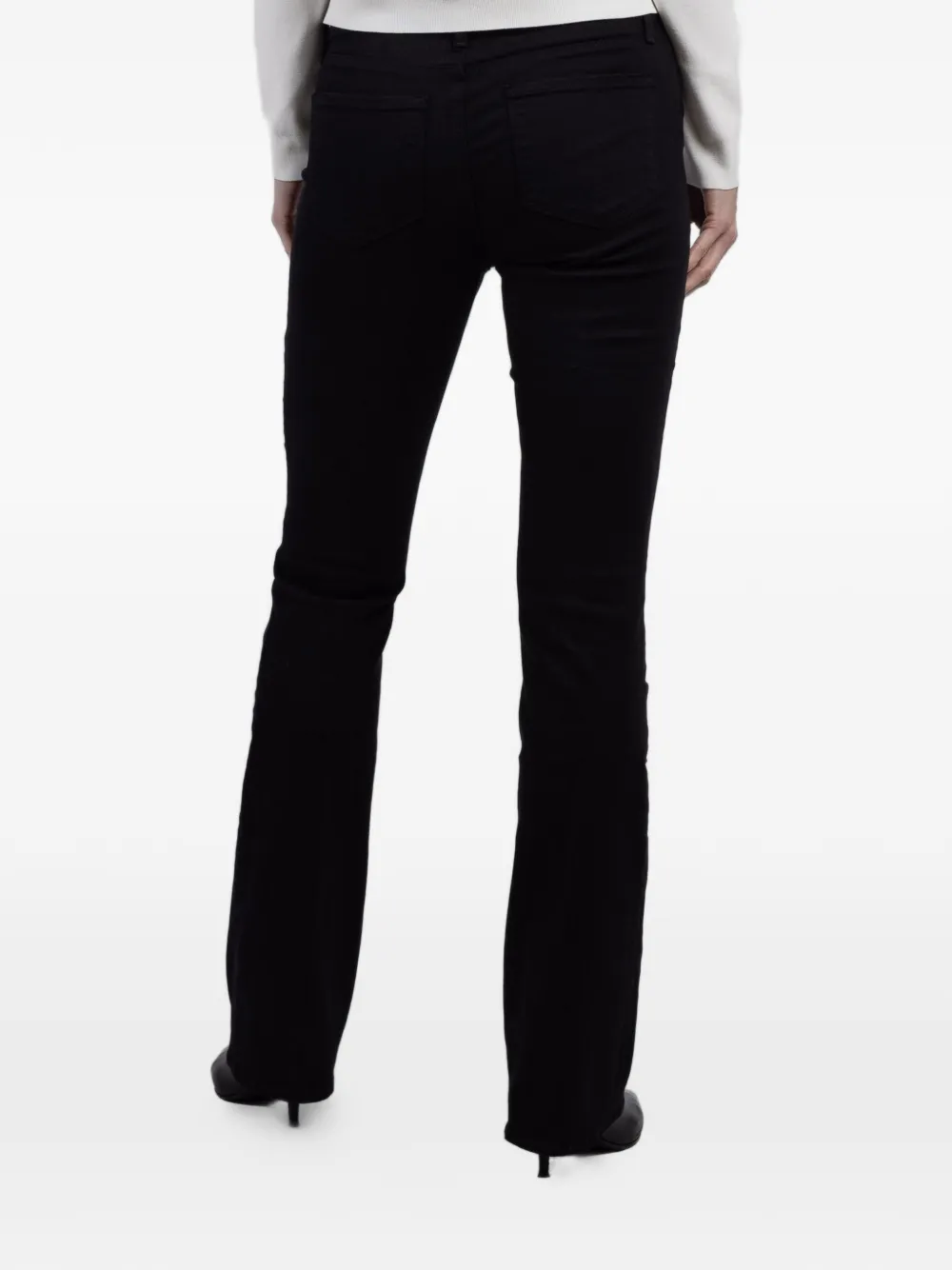L'Agence Selma bootcut jeans Zwart