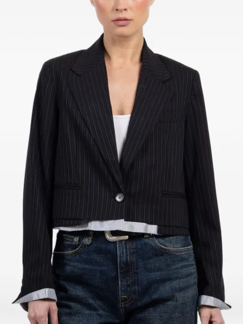 WE-AR4 The Cocktail pinstriped single-breasted jacket
