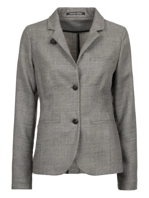 Hannes Roether buttoned notched-lapels blazer