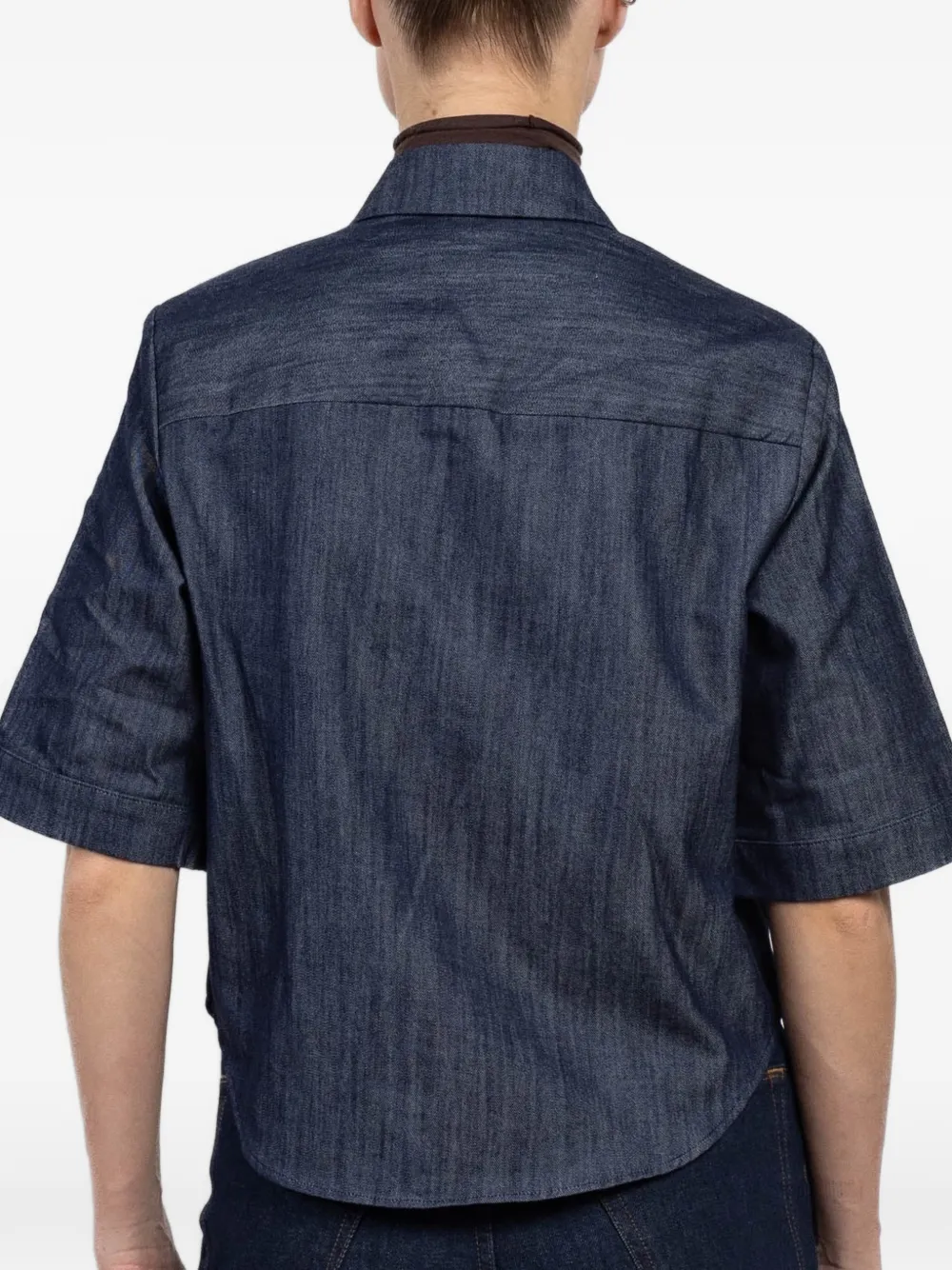  Cissa Safari Buttoned Pocket Shirt - Blue 