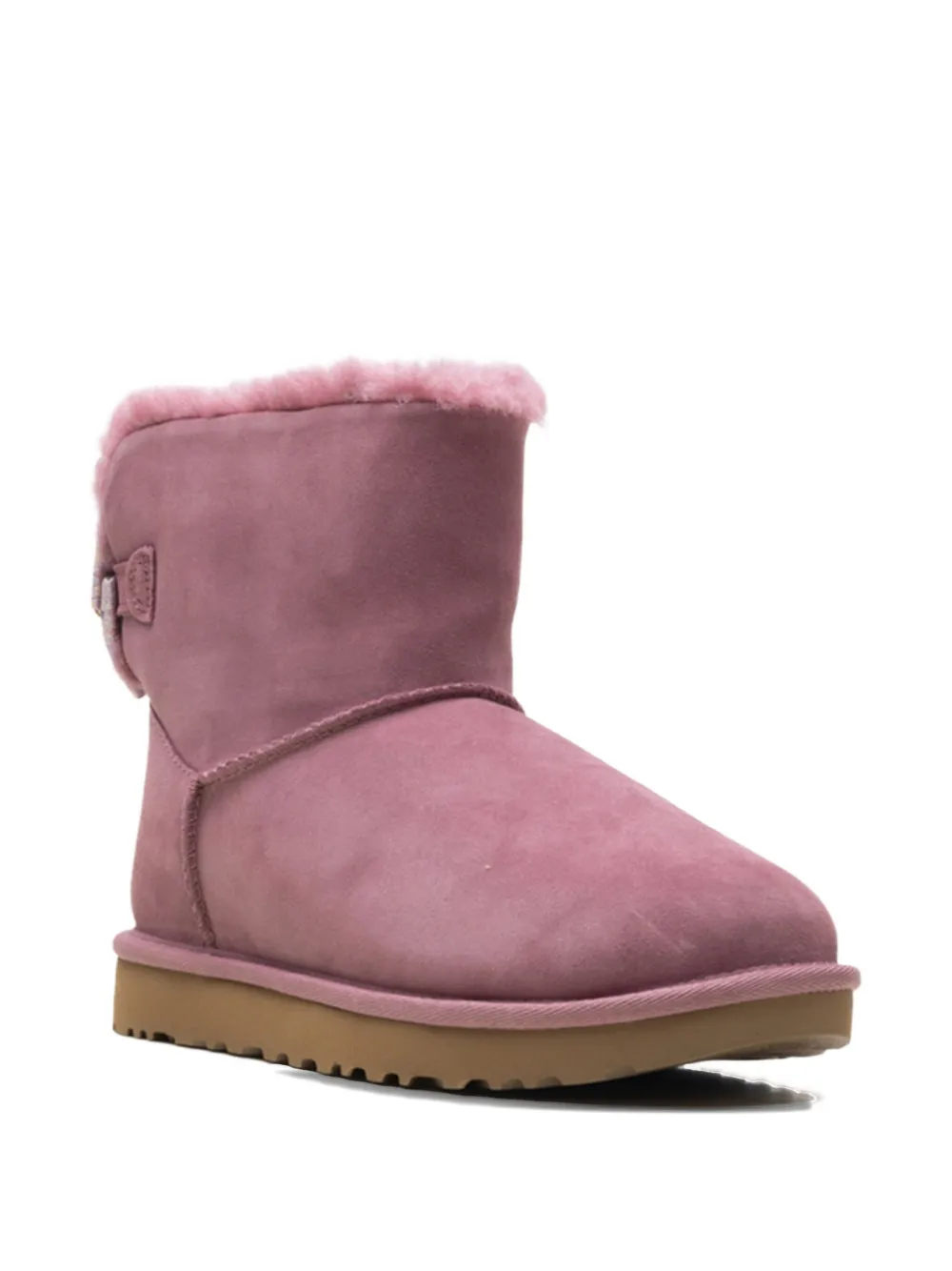 UGG Mini Bailey Bow II suède laarzen Roze