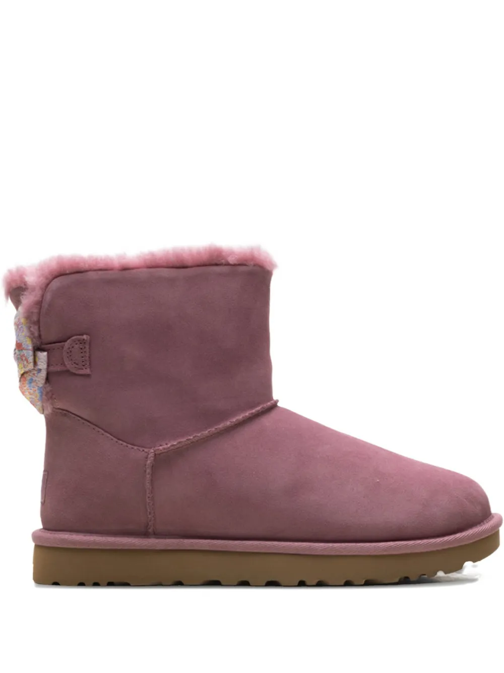 UGG Mini Bailey Bow II suède laarzen Roze