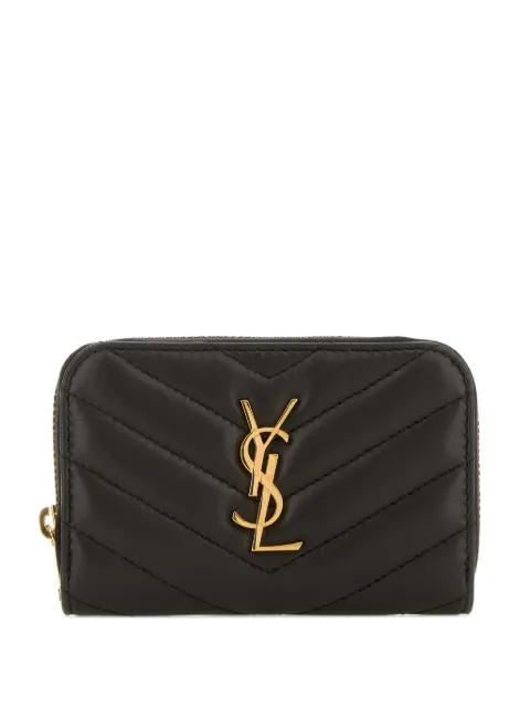 Saint Laurent Cassandre-plaque wallet