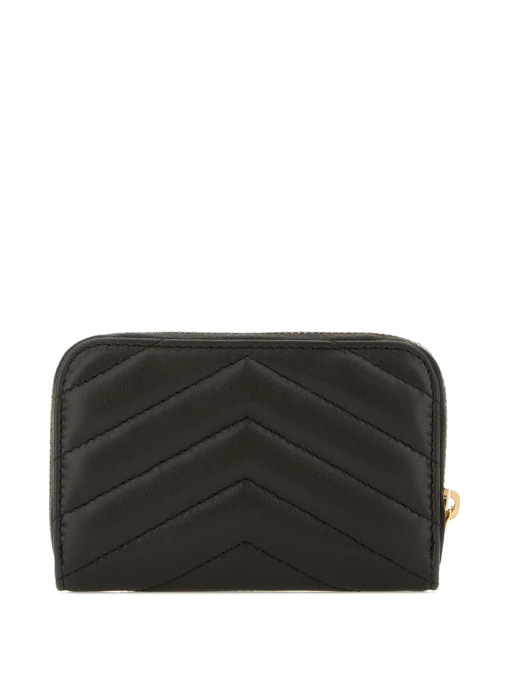 Saint Laurent Portemonnee met Cassandre plakkaat Bruin