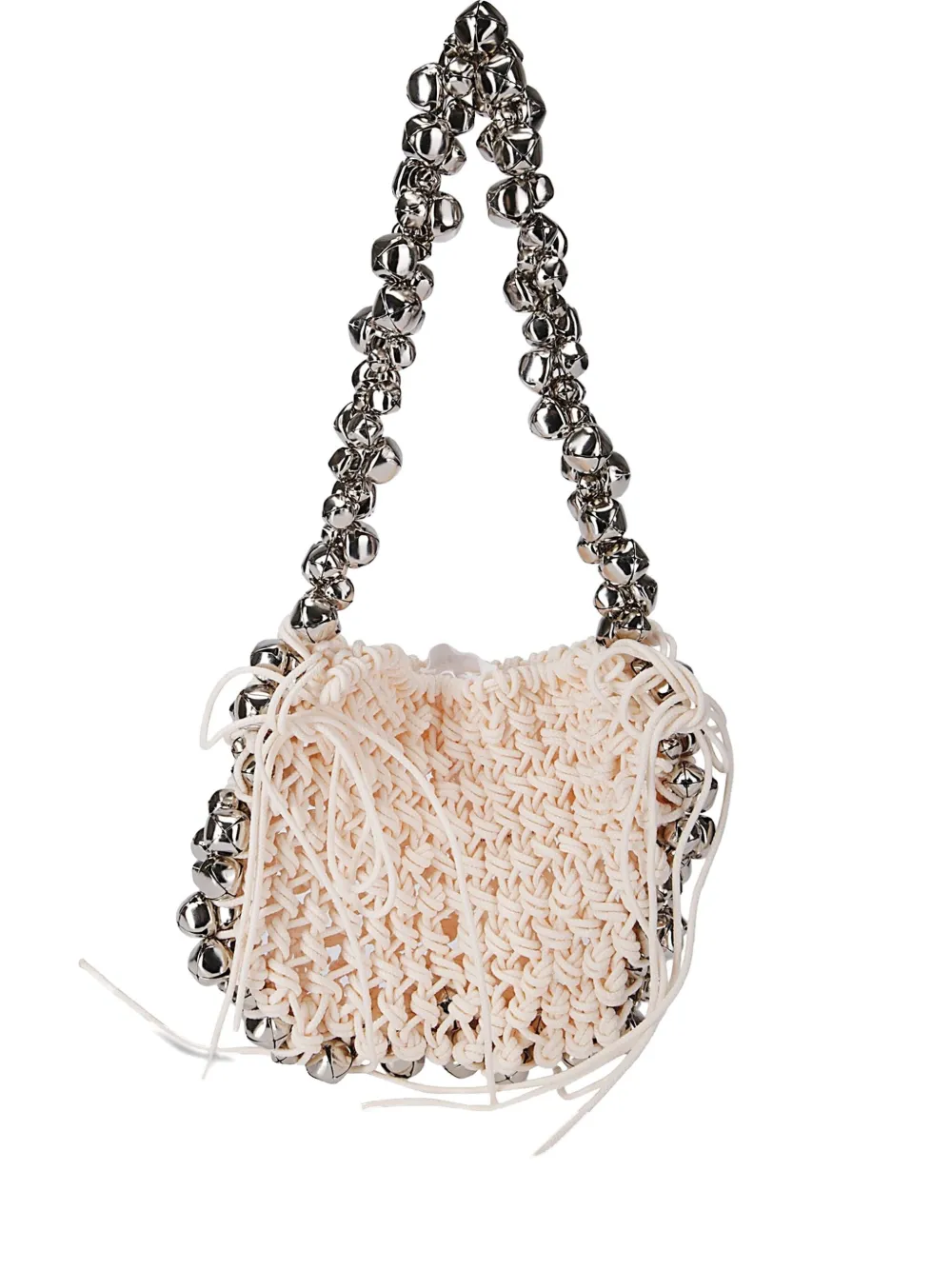 Niccolò Pasqualetti Bell Embellished Mini Bag In Neutral