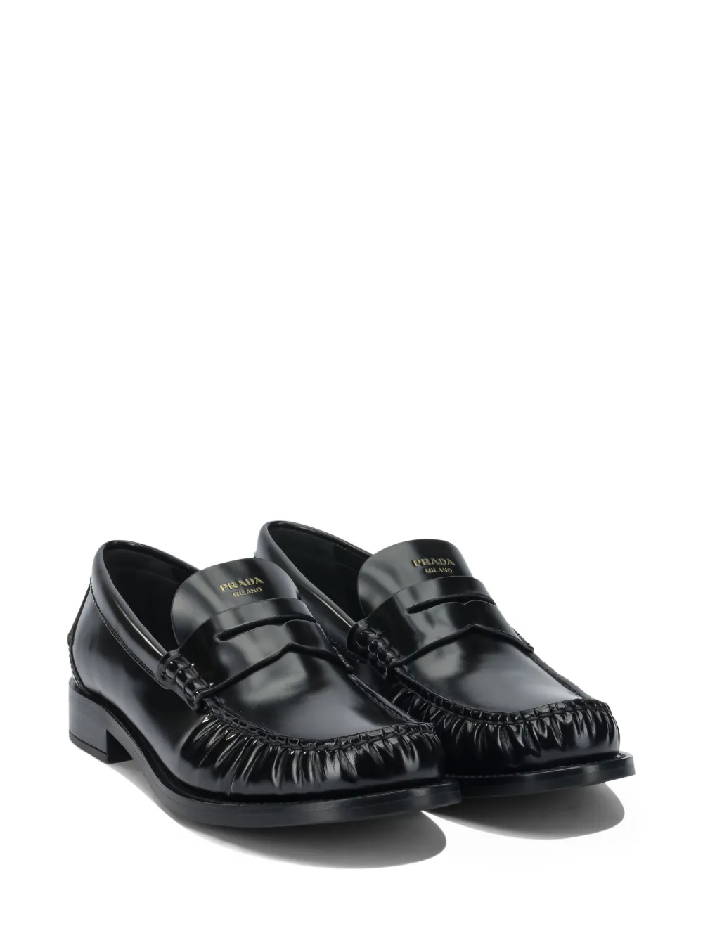Prada tasselled flat shoes - Zwart