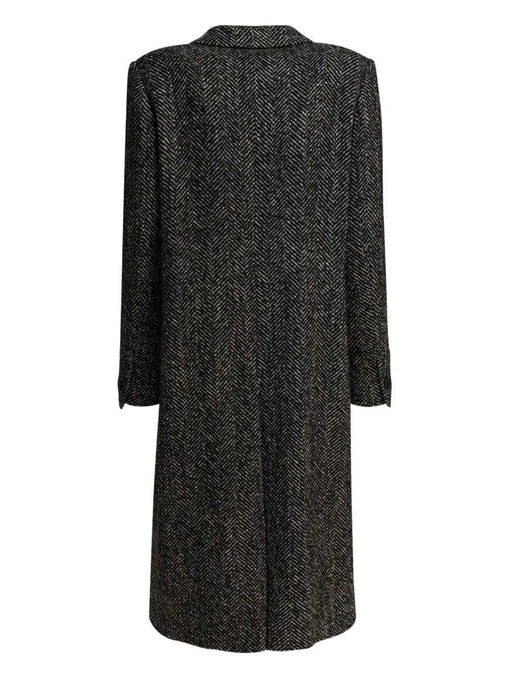 Tagliatore herringbone button coat | Single Breasted Coats | Image 2